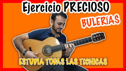 Partitura ejercicio técnica bulerías - Guitarra flamenca